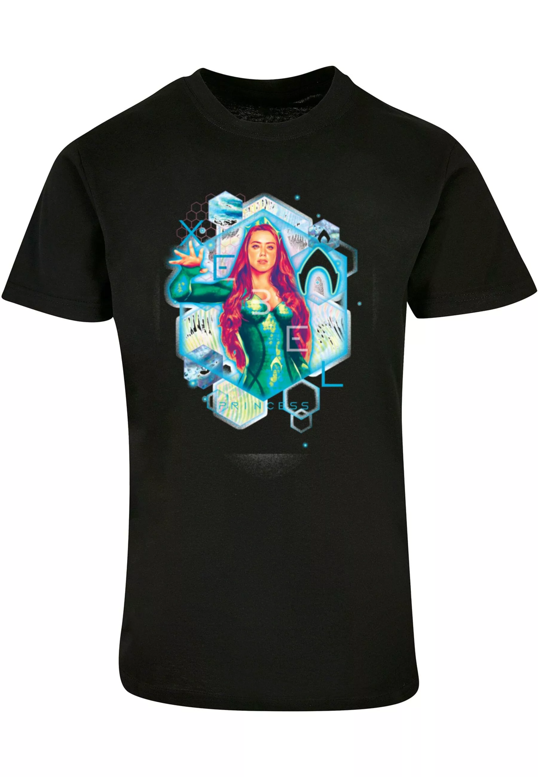 ABSOLUTE CULT T-Shirt "ABSOLUTE CULT Herren Aquaman - Mera Geometric Basic günstig online kaufen