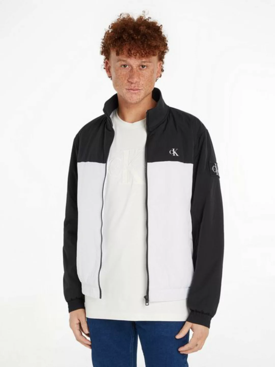 Calvin Klein Jeans Blouson PADDED HARRINGTON mit Logoprägung günstig online kaufen