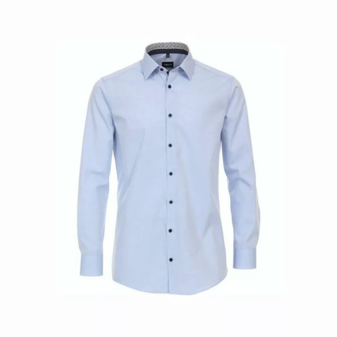 CASAMODA Kurzarmhemd blau regular fit (1-tlg., keine Angabe) günstig online kaufen
