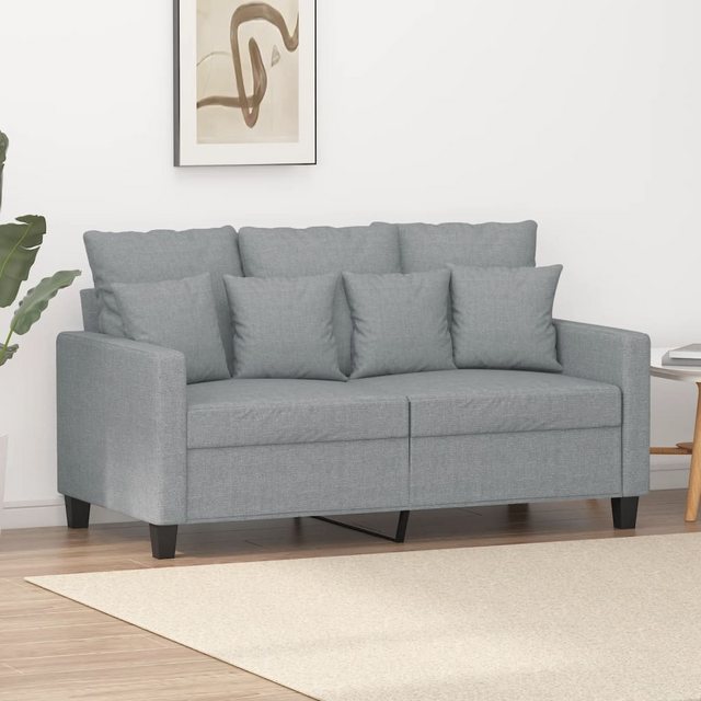 vidaXL Sofa 2-Sitzer-Sofa Couch Schwarz 120 cm Kunstleder günstig online kaufen