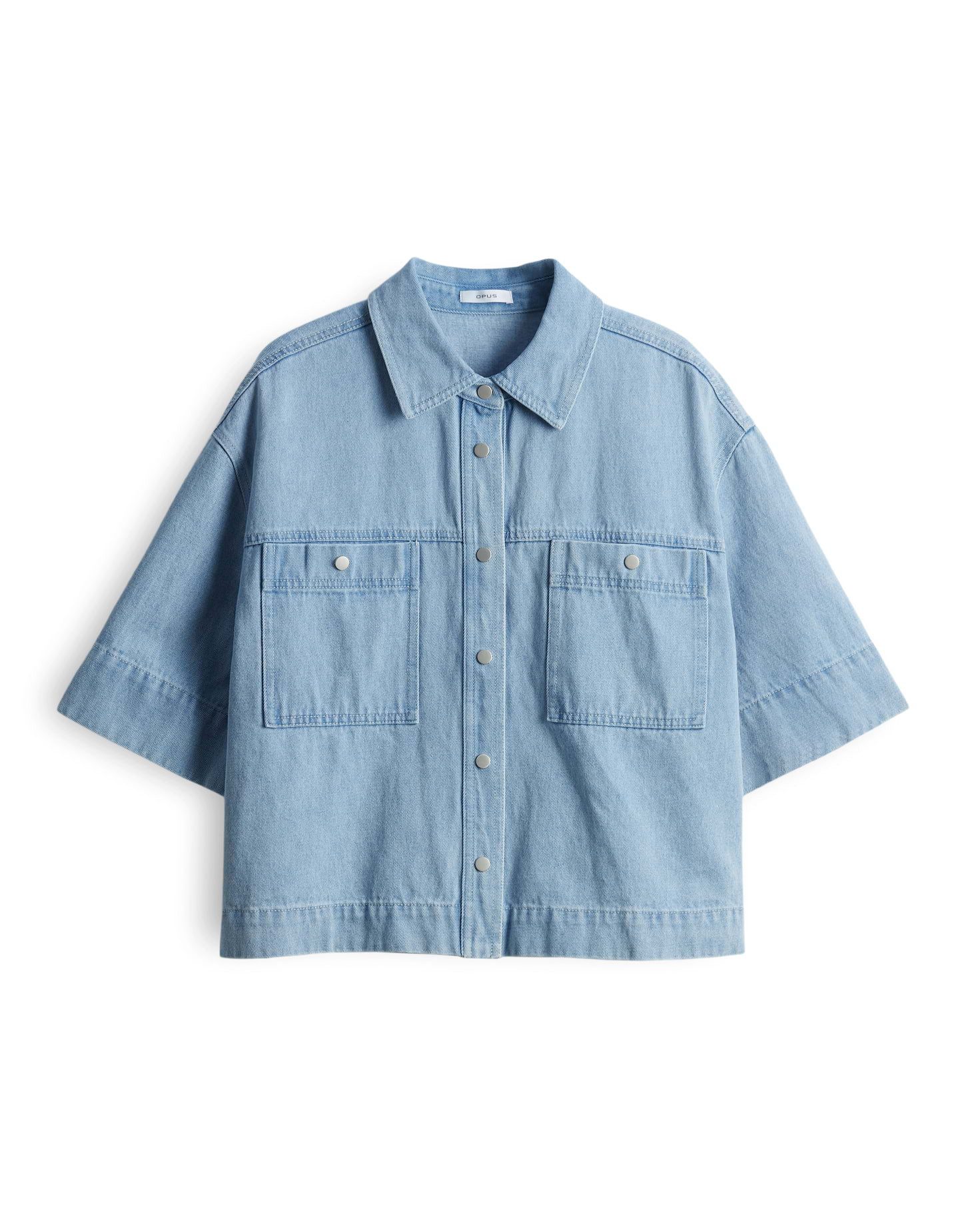 OPUS Kurzarmbluse FERLOSA Oversized mit markanten günstig online kaufen