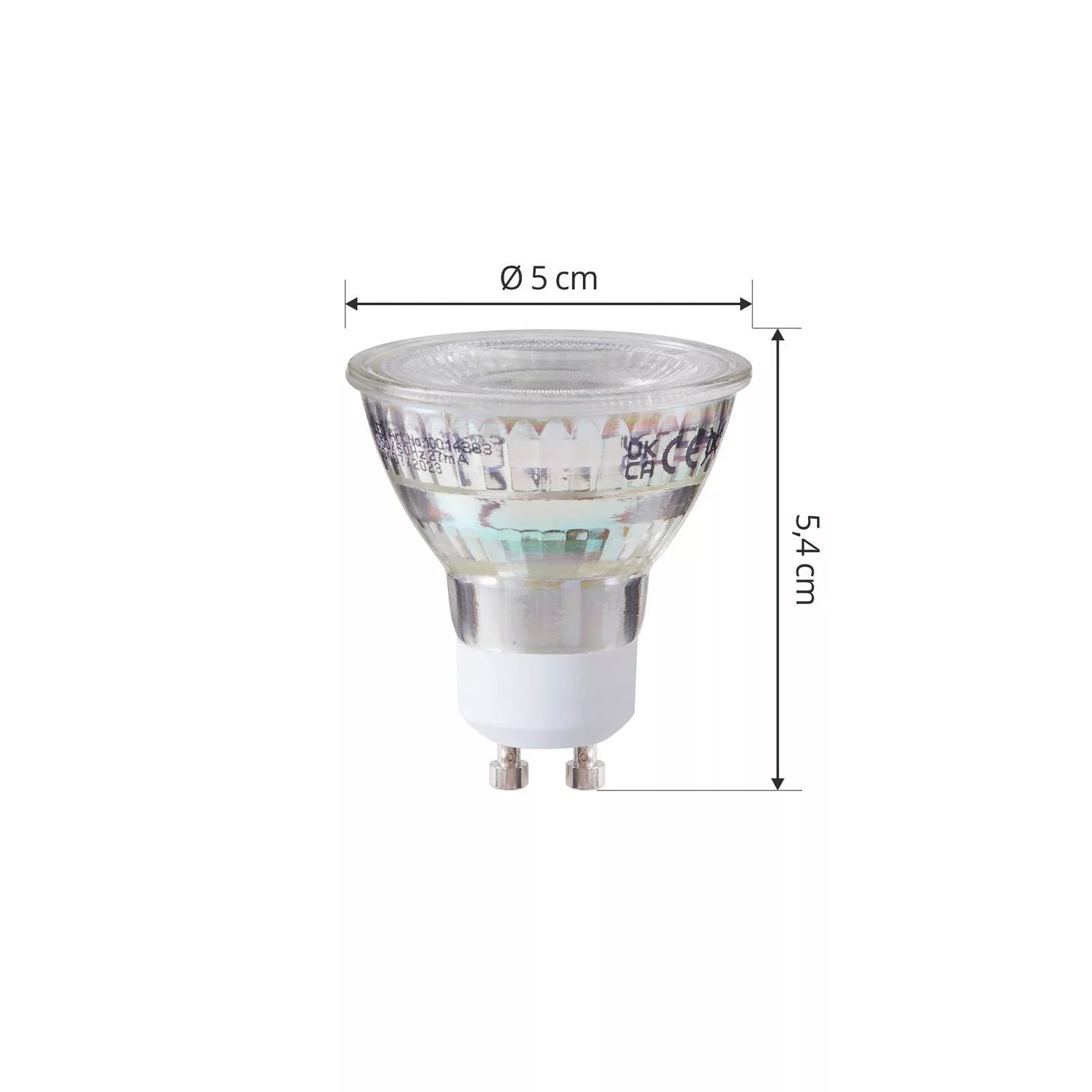 Arcchio LED-Leuchtmittel GU10 2,5W 2700K 450lm Glas 5er-Set günstig online kaufen