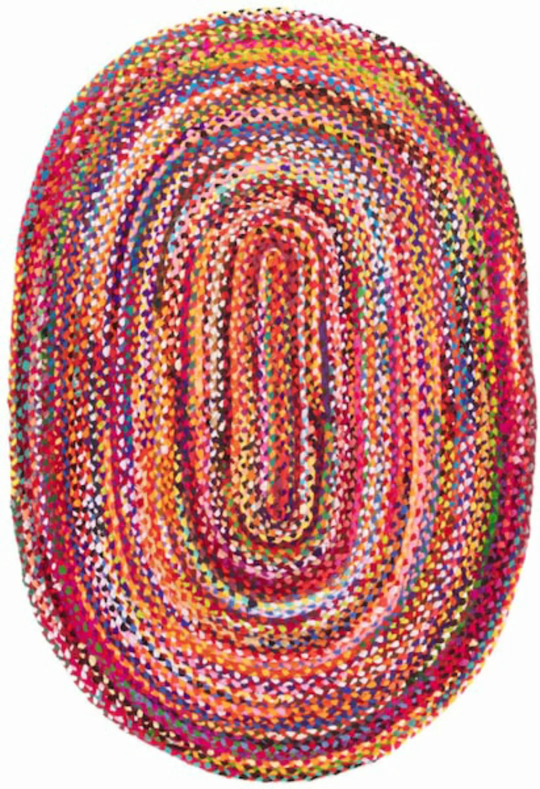 morgenland Sisalteppich »Sisalteppich - Indigo Stripy - oval«, oval günstig online kaufen