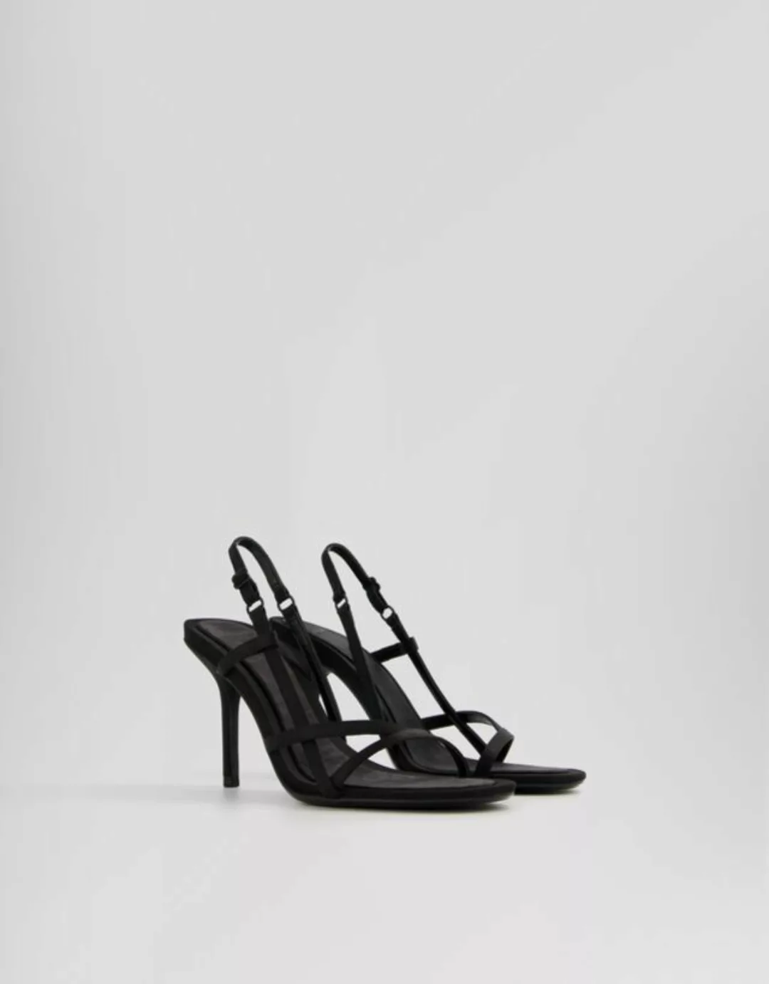 Bershka Sandalen Mit Stilettoabsatz Und Verstellbarem Riemchen Damen 38 Sch günstig online kaufen