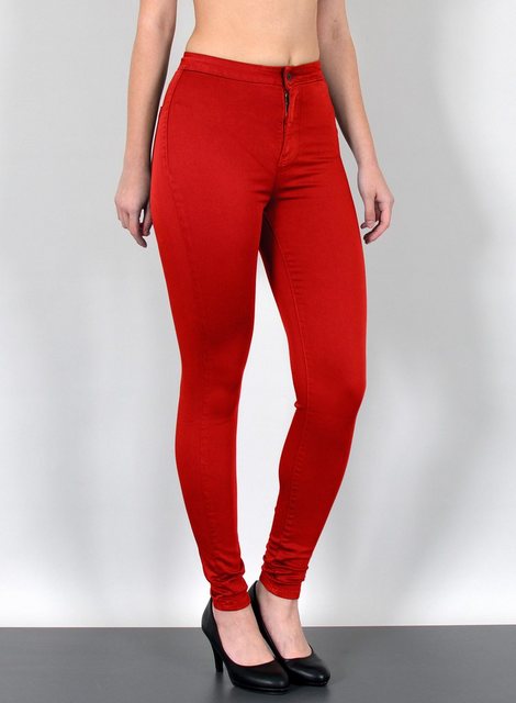 ESRA Skinny-fit-Jeans Z92 Damen Jeans Skinny Hose High Waist, bis Plussize günstig online kaufen