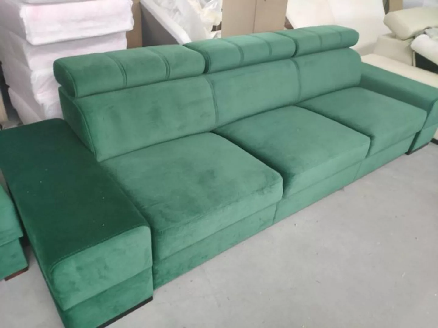JVmoebel Sofa Design xxl Couchen Sofa 4 - Sitzer Couch Leder Polster, Made günstig online kaufen