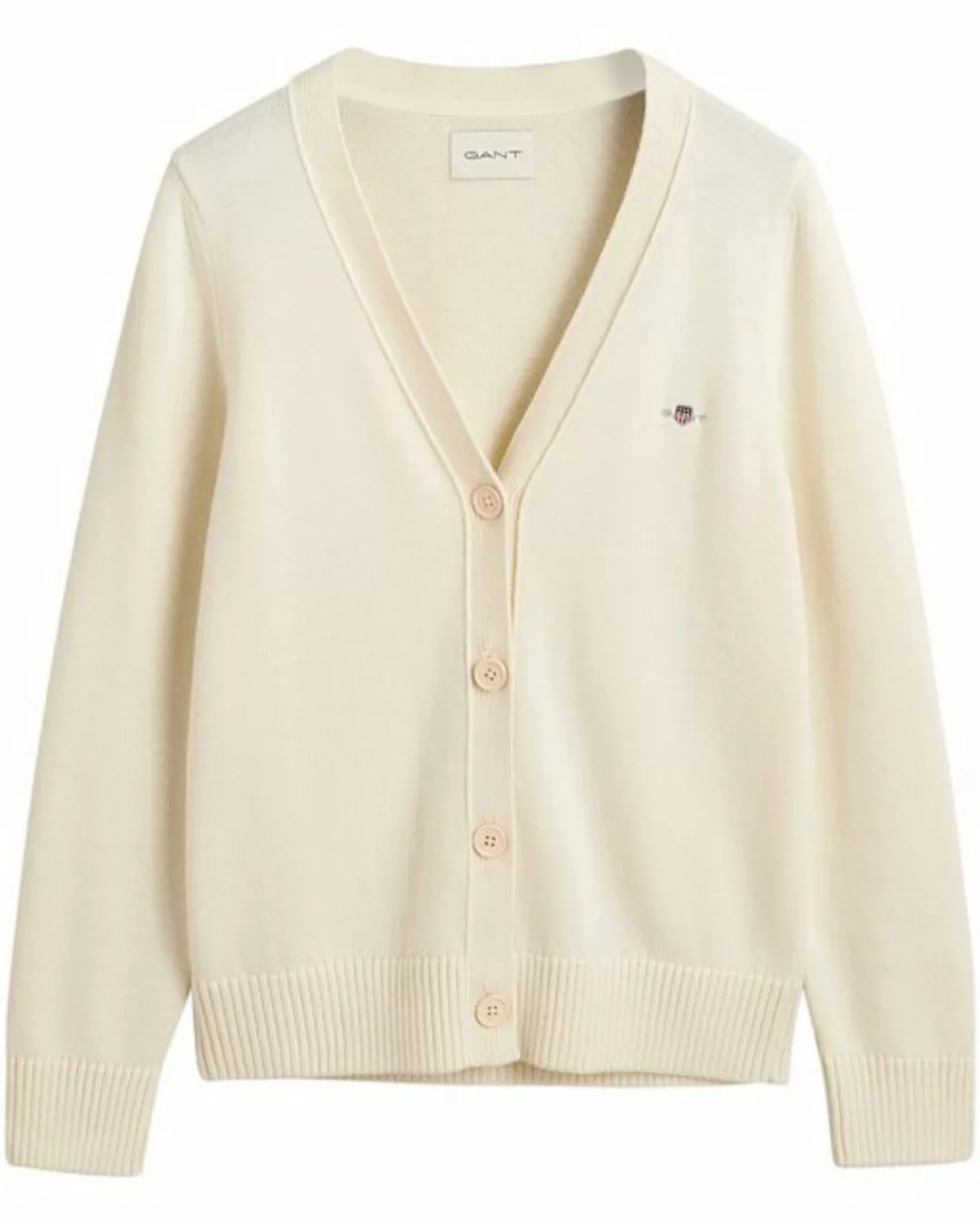 Gant Sweater "Sweatjacke CLASSIC COTTON C-NECK" günstig online kaufen