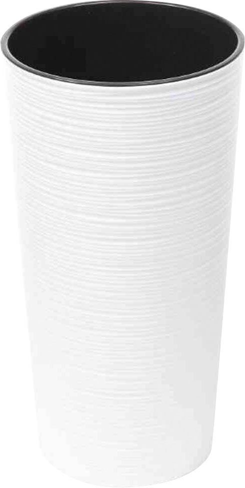 Siena Garden Pflanzgefäß Modern Locon Weiß Ø 25x46,5 cm günstig online kaufen