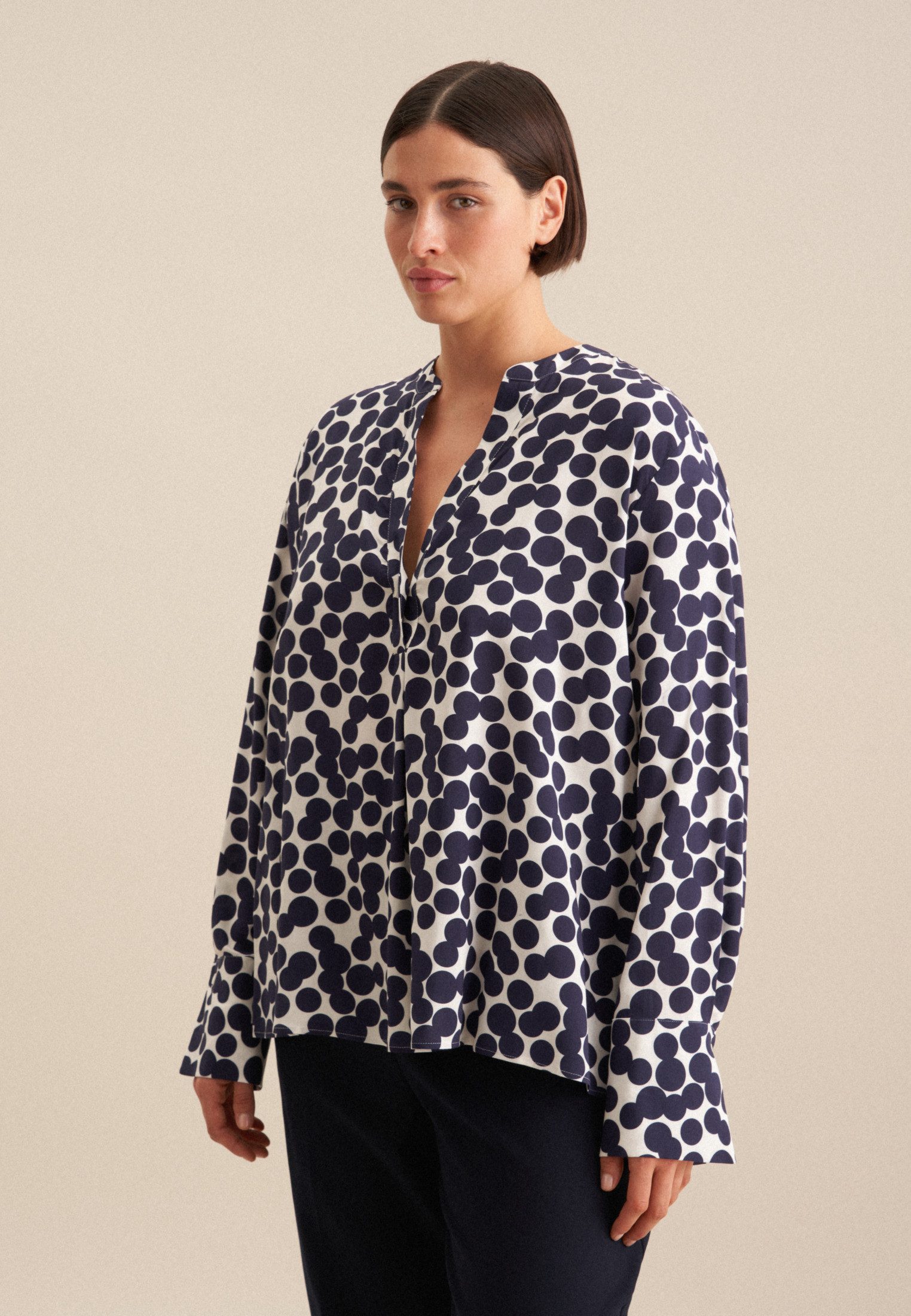 seidensticker Klassische Bluse Schwarze Rose Tunika günstig online kaufen