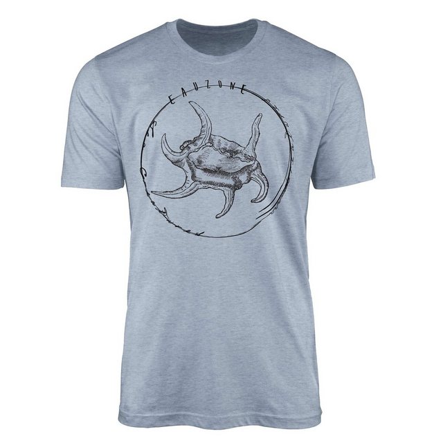 Sinus Art T-Shirt T-Shirt Tiefsee Fische - Serie: Sea Creatures, feine Stru günstig online kaufen