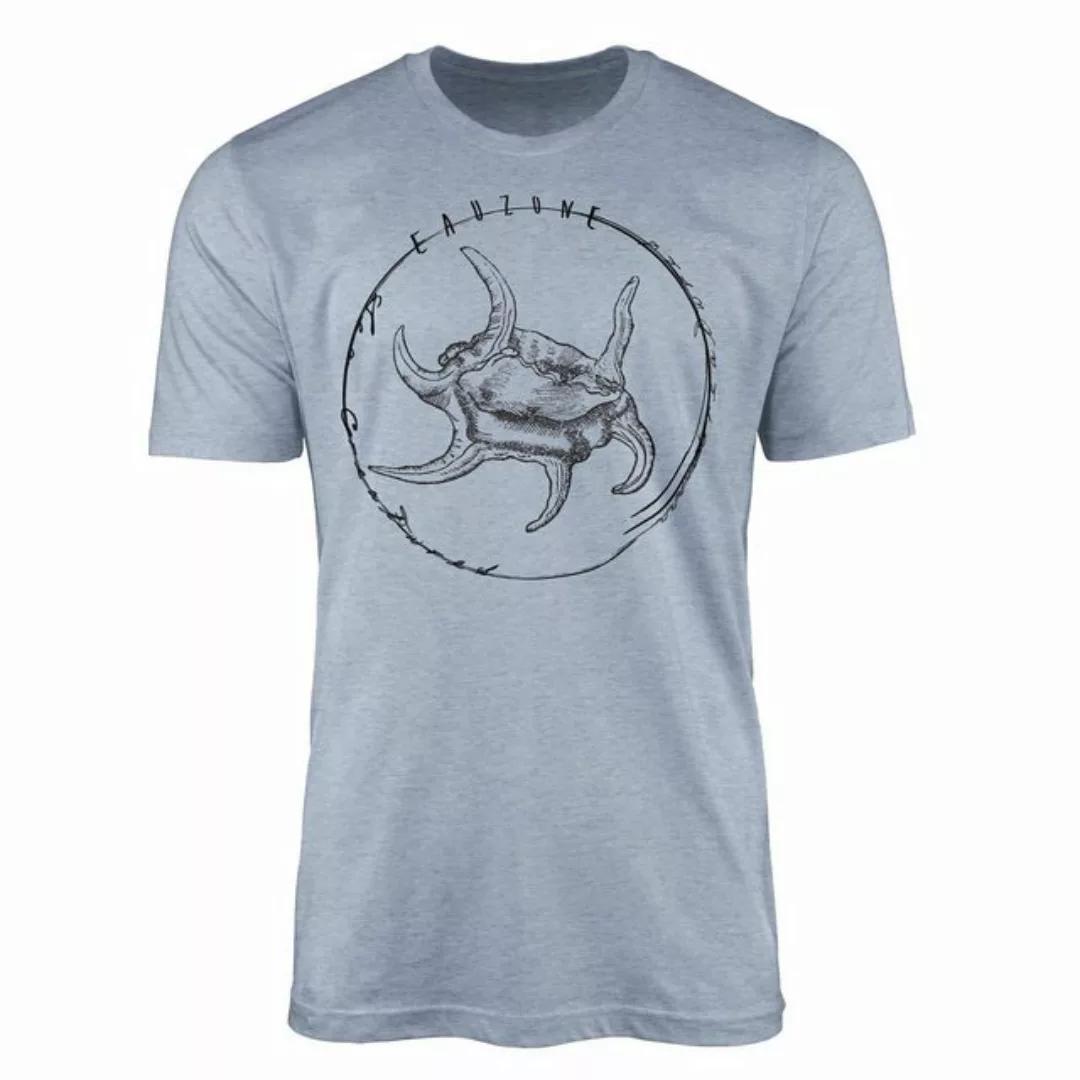 Sinus Art T-Shirt T-Shirt Tiefsee Fische - Serie: Sea Creatures, feine Stru günstig online kaufen