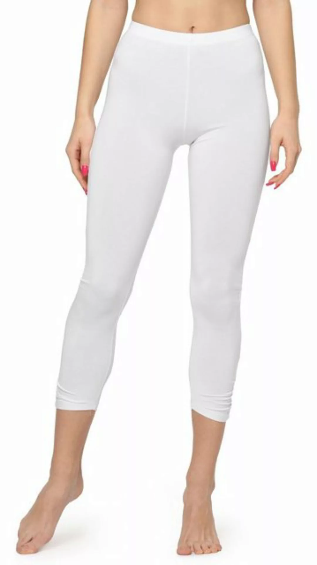 Merry Style Leggings Damen 7/8 Leggings mit Falten MS10-424 (1-tlg) elastis günstig online kaufen