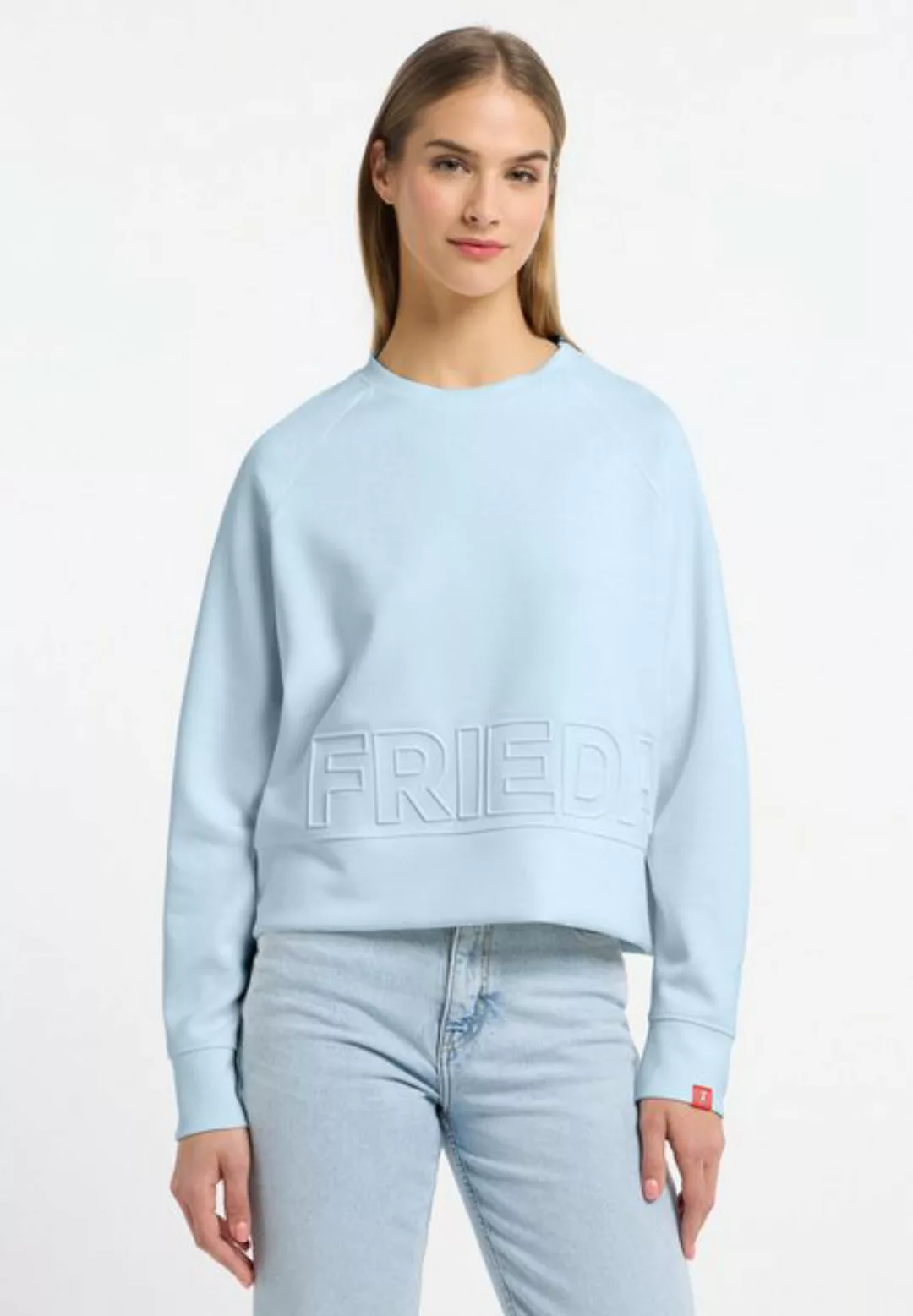 Frieda & Freddies NY Strickpullover Sweat-shirt mit dezenten Farbdetails günstig online kaufen