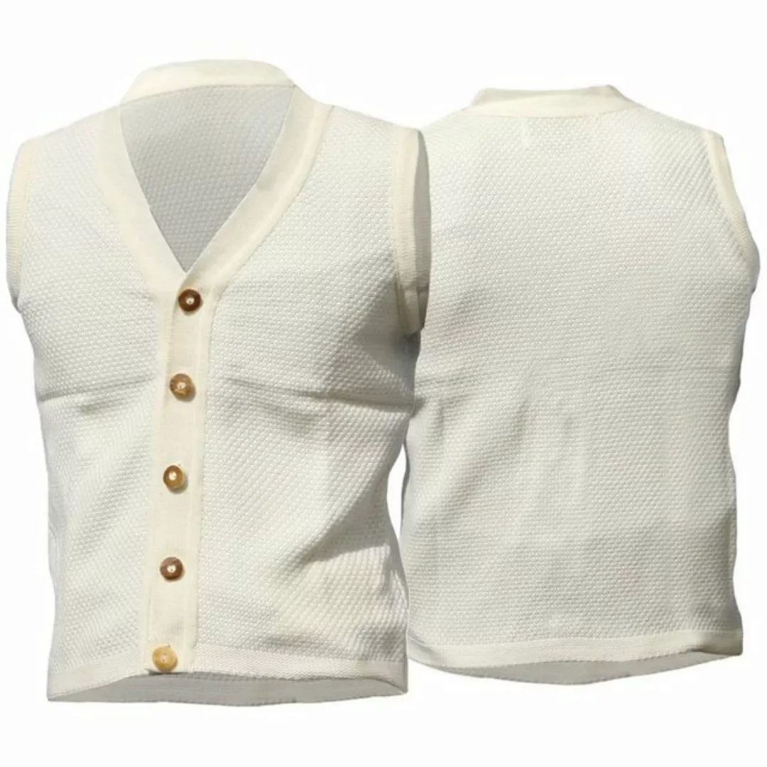 German Wear Trachtenjanker STKW001 creme Trachten Wolljanker Strickweste Tr günstig online kaufen