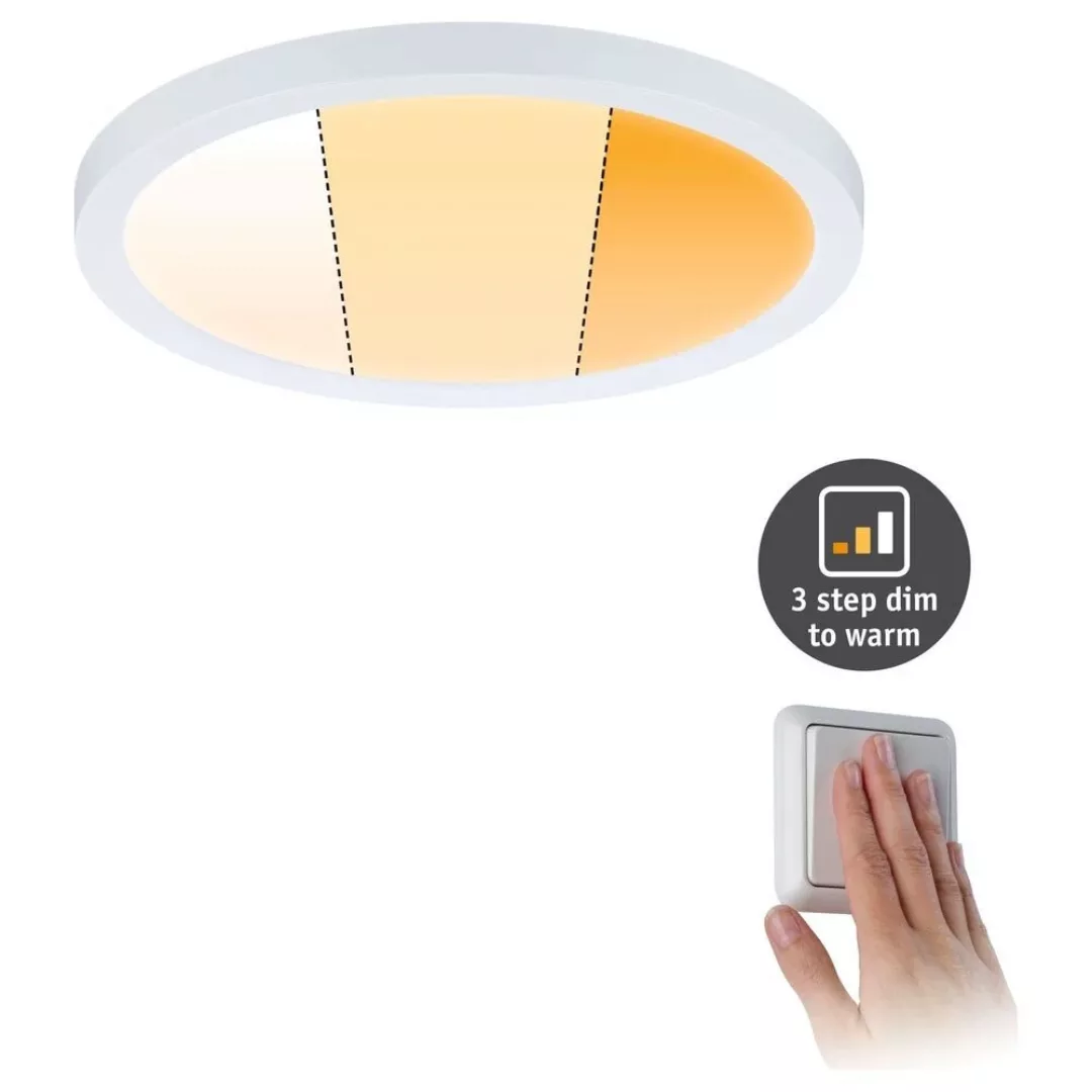 LED Deckenleuchte Areo Varifit in Weiß-matt 13W 1200lm IP44 dim to warm 175 günstig online kaufen