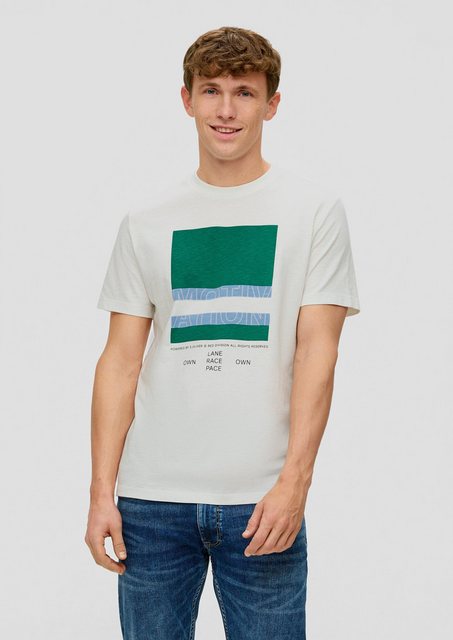 s.Oliver Kurzarmshirt T-Shirt mit Frontprint günstig online kaufen