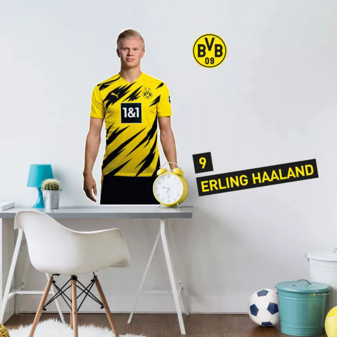 Wall-Art Wandtattoo »BVB Haaland Portrait 2020/2021«, (1 St.), selbstkleben günstig online kaufen