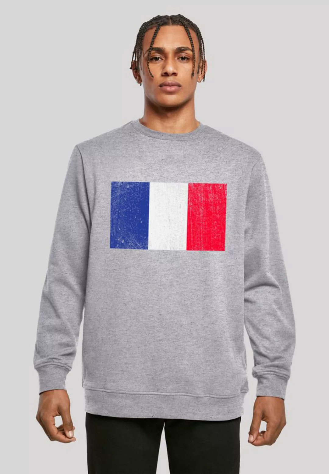 F4NT4STIC Kapuzenpullover "France Frankreich Flagge distressed", Print günstig online kaufen