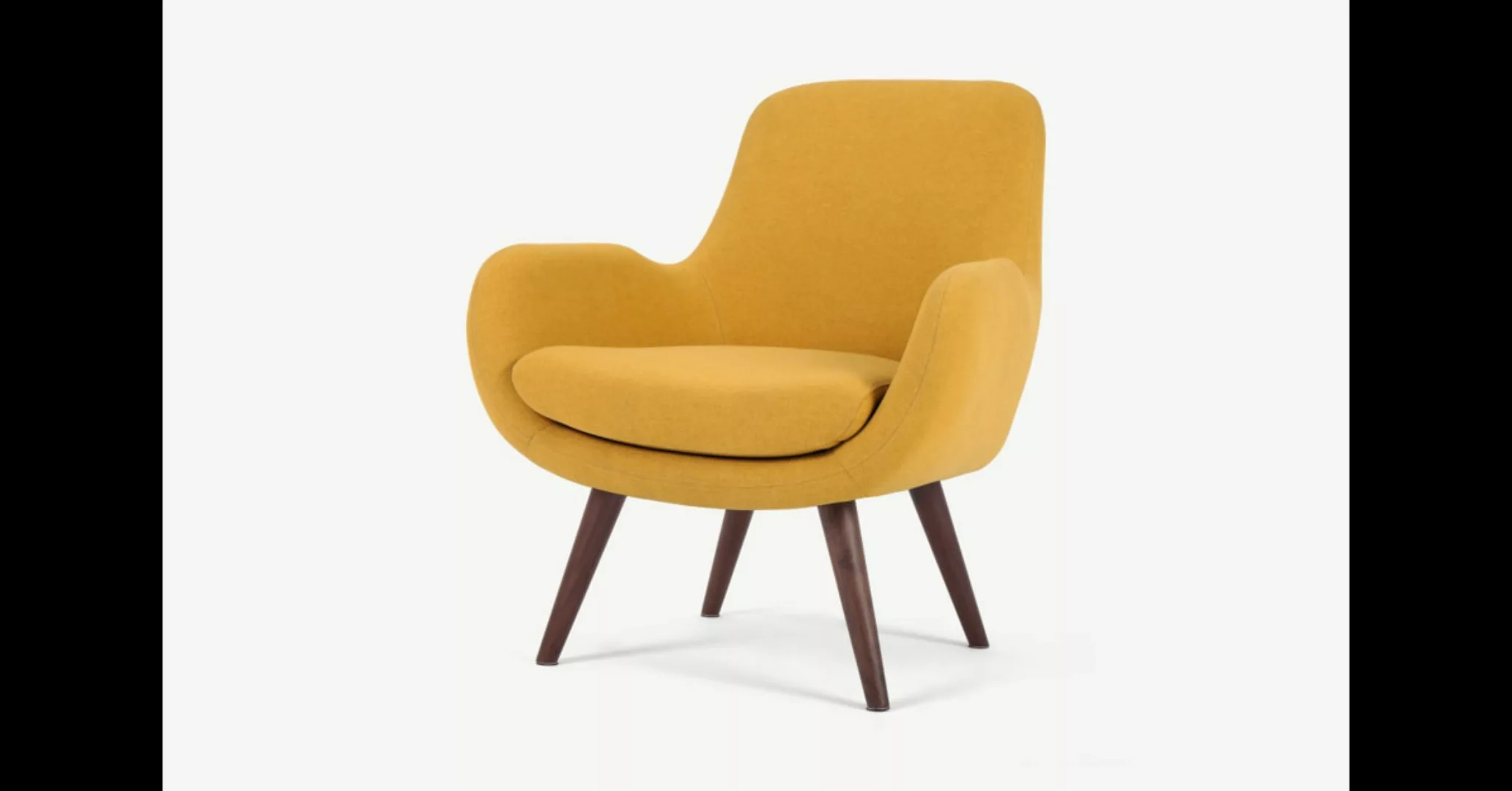 Moby Sessel, Dottergelb - MADE.com günstig online kaufen