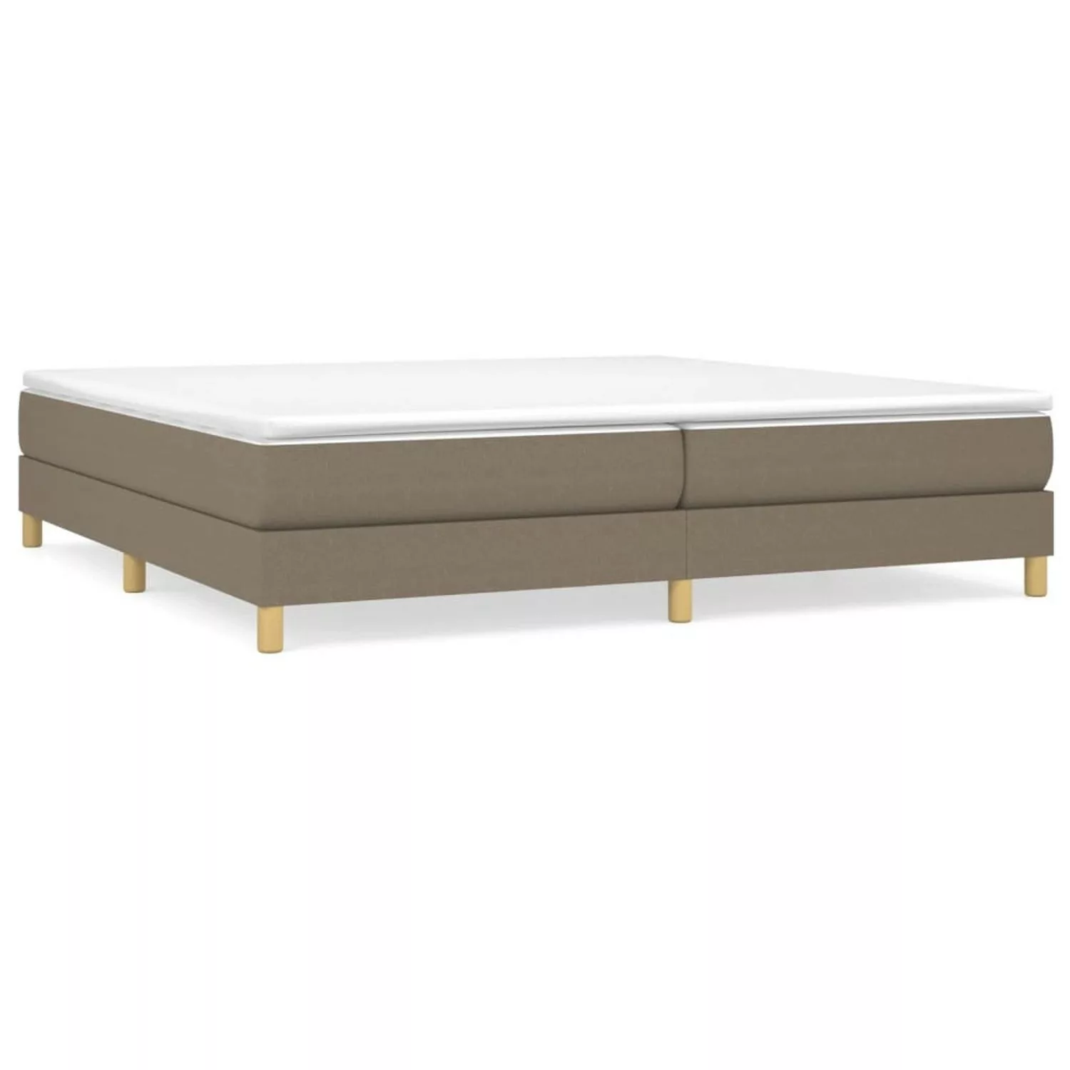 Vidaxl Boxspringbett Taupe 200x200 Cm Stoff günstig online kaufen