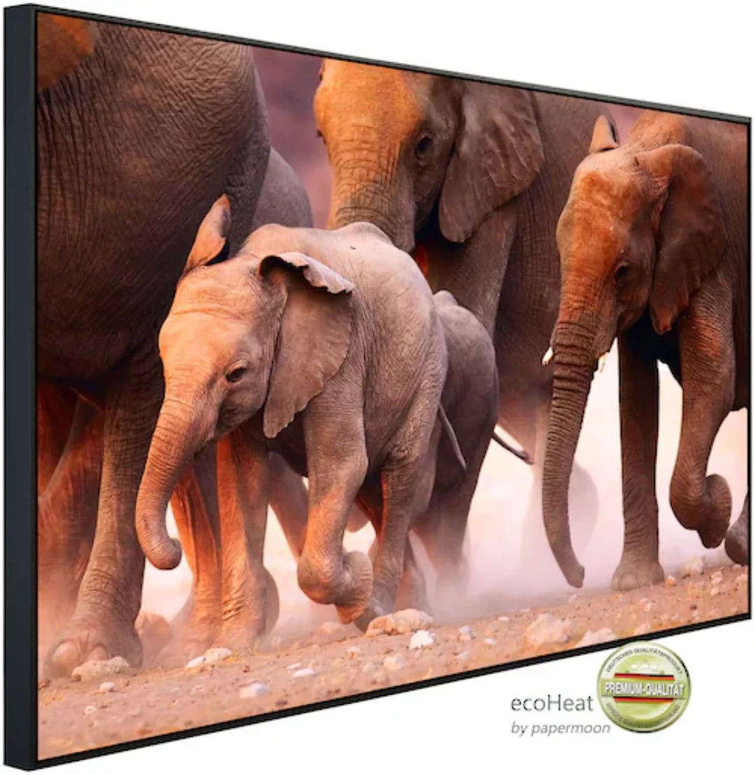 Papermoon Infrarotheizung »Elefantenherde« günstig online kaufen