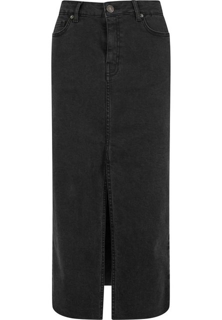 URBAN CLASSICS Sommerrock Urban Classics Ladies High Slit Denim Skirt (1-tl günstig online kaufen