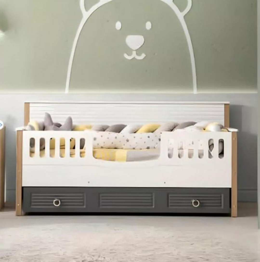 JVmoebel Kinderbett Bettrahmen Perfekte Kinderbett Holz Kinderzimmer Bettge günstig online kaufen