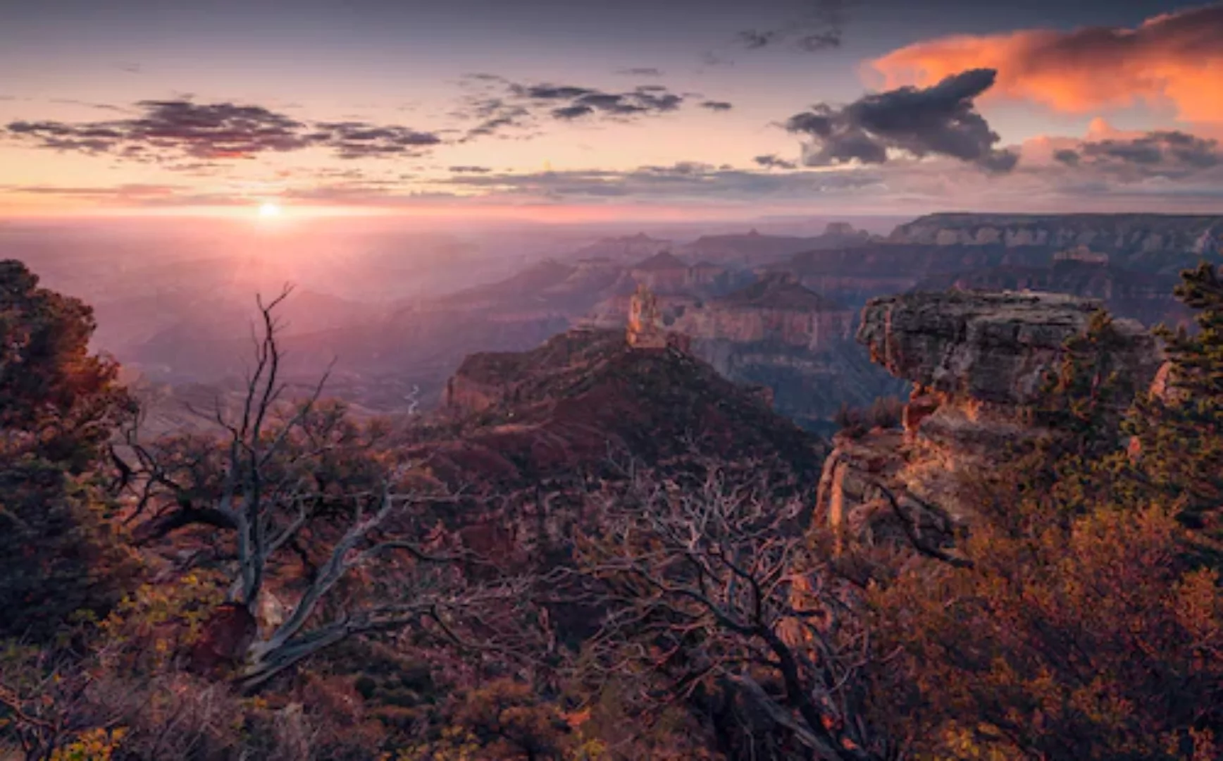 KOMAR Vlies Fototapete - Grand View  - Größe 450 x 280 cm mehrfarbig günstig online kaufen