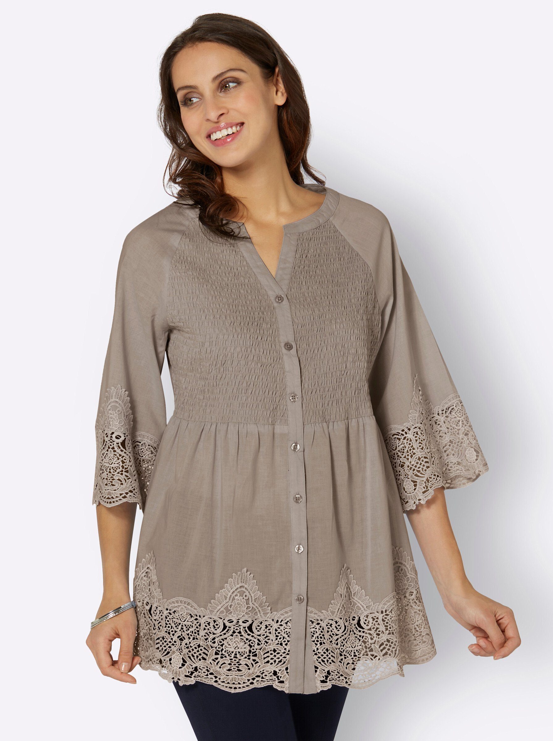 Witt Klassische Bluse Spitzenbluse günstig online kaufen
