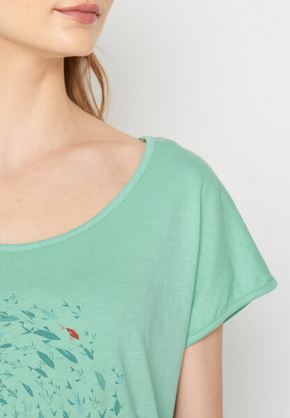 Animal Fish Circle Cool - T-shirt Für Damen günstig online kaufen