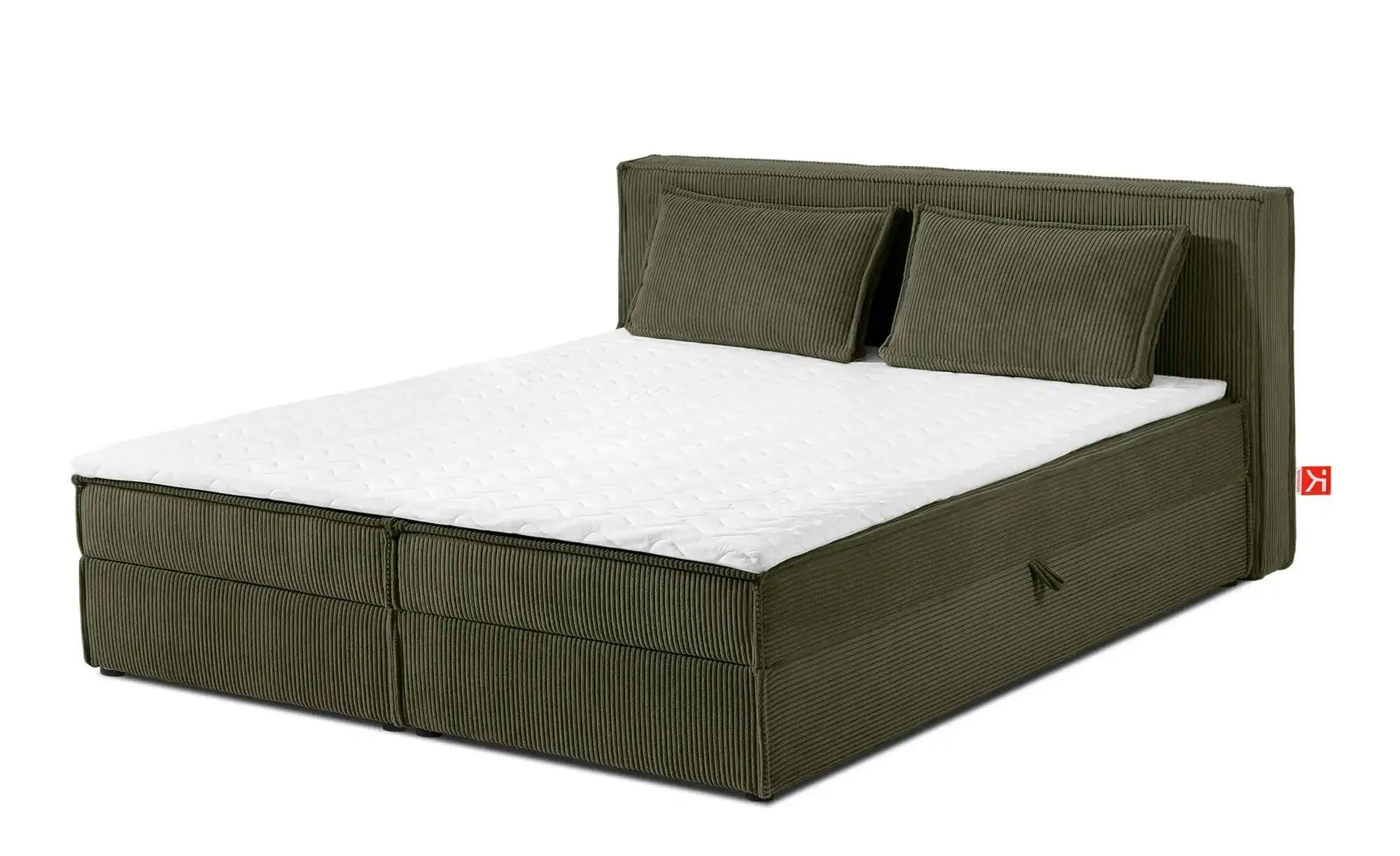 KONSIMO Boxbett  Roti ¦ grün ¦ Maße (cm): B: 185 H: 95 Betten > Polsterbett günstig online kaufen