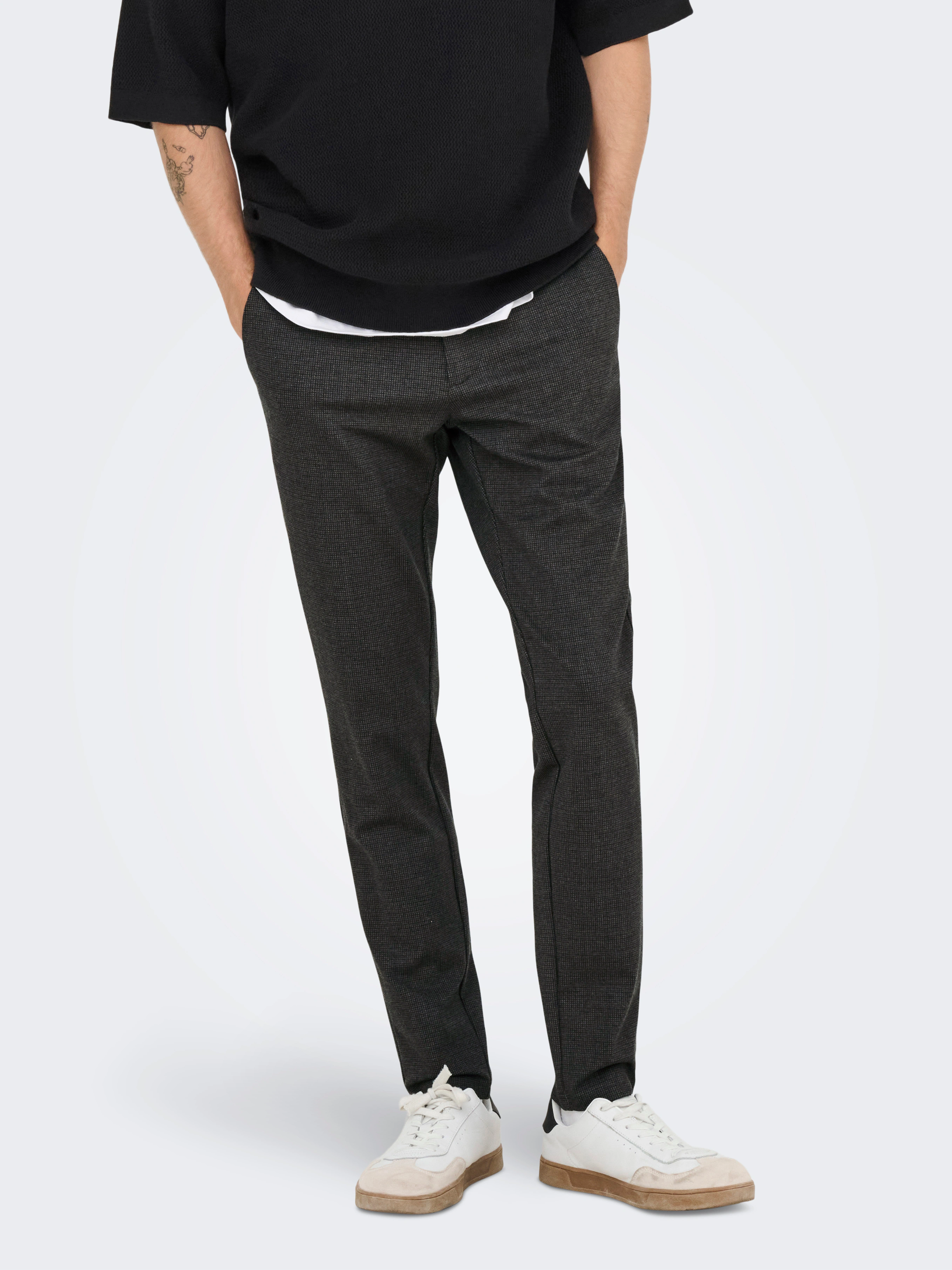 ONLY & SONS Chinos "ONSMARK SLIM CHECK 020960 PANT" günstig online kaufen
