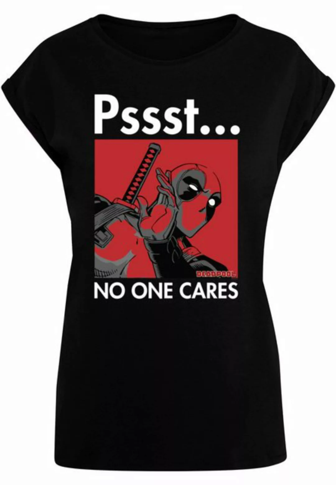 ABSOLUTE CULT T-Shirt ABSOLUTE CULT Damen Ladies Deadpool - No One Cares T- günstig online kaufen