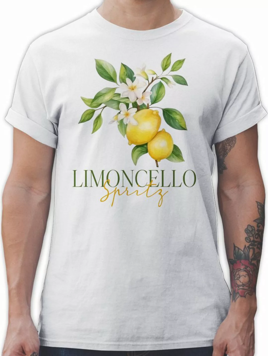 Shirtracer T-Shirt Limoncello Spritz, Italien-Fans, Italienischer Likör, Zi günstig online kaufen