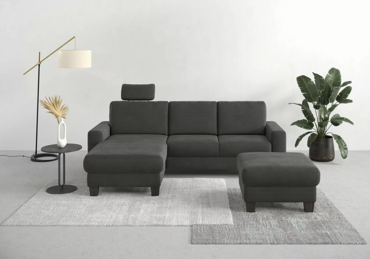 Home affaire Ecksofa "Summer", mit Recamiere, mit oder ohne Bettfunktion un günstig online kaufen