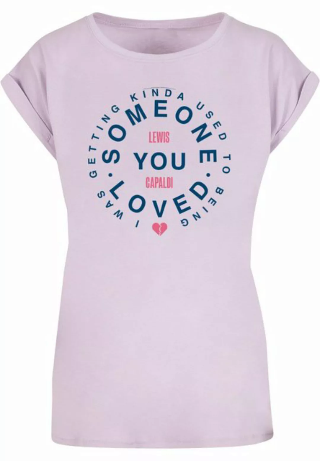 Merchcode T-Shirt Merchcode Damen Ladies Lewis Capaldi - SYLL T-Shirt (1-tl günstig online kaufen
