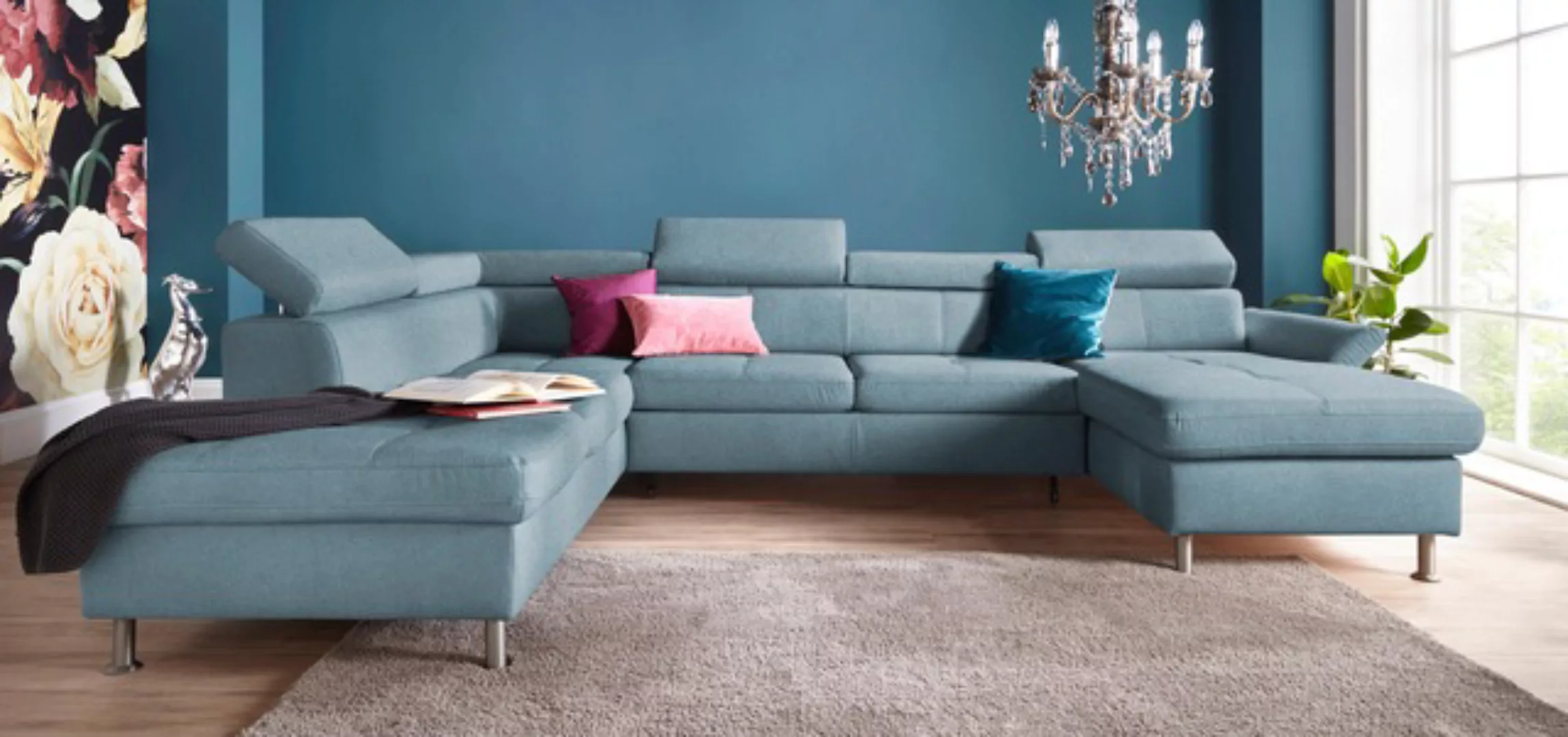 exxpo - sofa fashion Wohnlandschaft »Maretto, bequem und komfortabel, aufwe günstig online kaufen