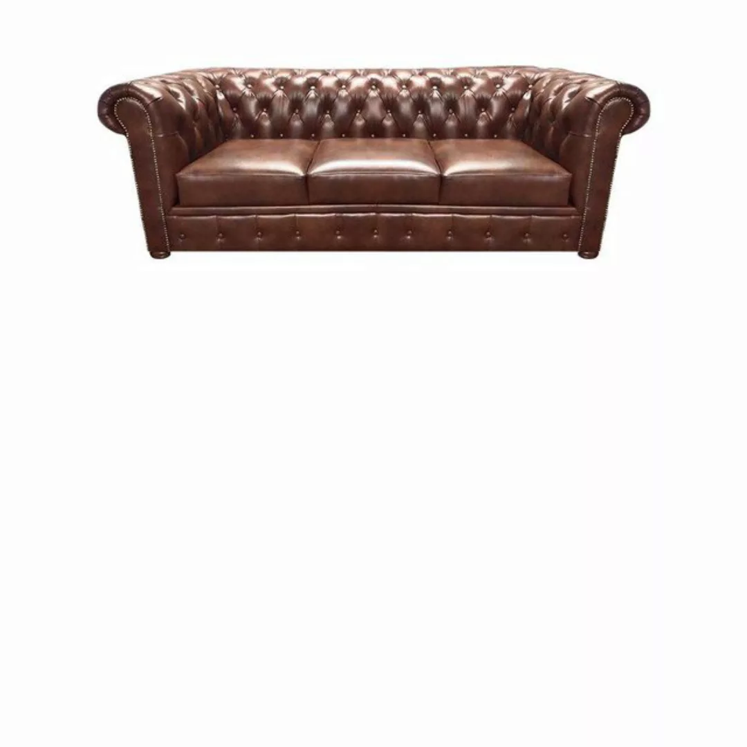 JVmoebel Chesterfield-Sofa Chestefield Sofa Set Couch Leder Designer Leder günstig online kaufen