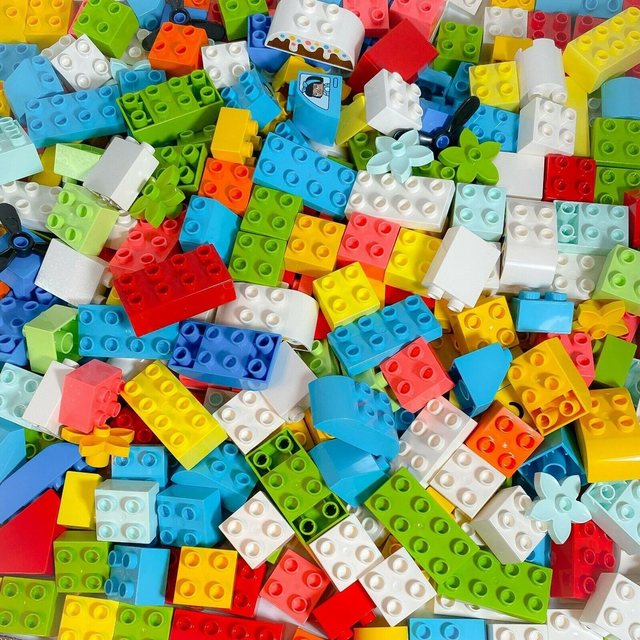 LEGO® Spielbausteine LEGO® DUPLO® Steine Sondersteine Bunt NEU! Menge 100x, günstig online kaufen