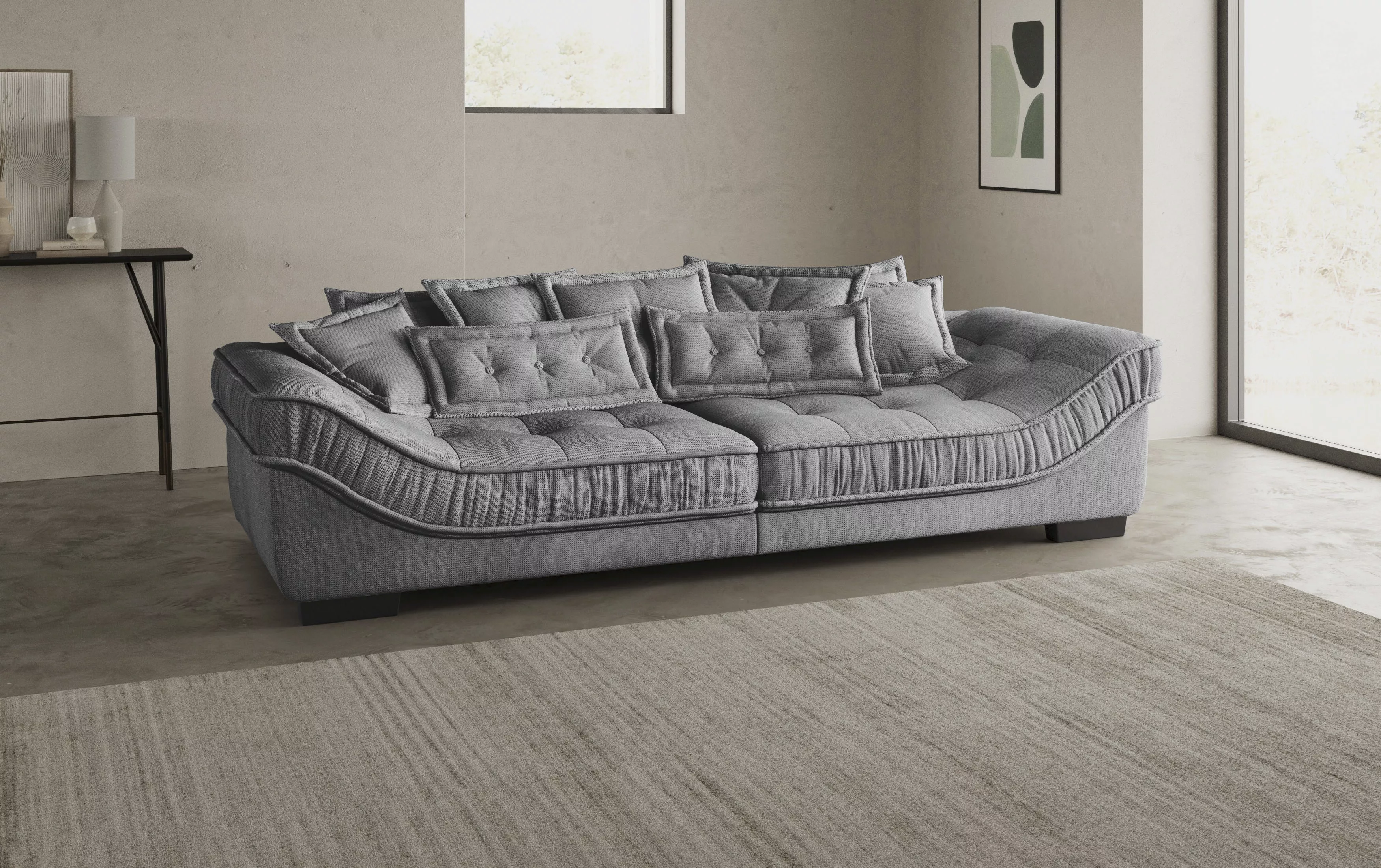 Mr. Couch Big-Sofa "Diwan II", Wahlweise mit Kaltschaumpolsterung bis 140 k günstig online kaufen