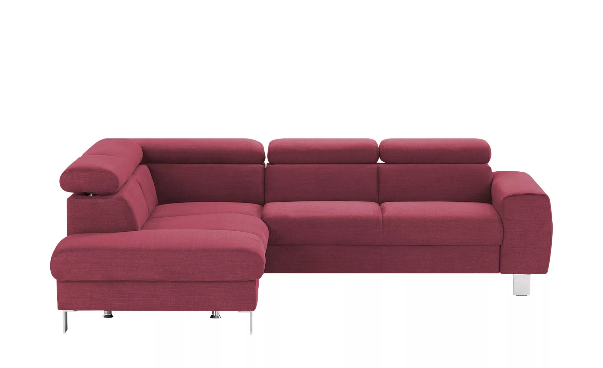 uno Ecksofa  Los Angeles ¦ rosa/pink ¦ Maße (cm): B: 249 H: 72 T: 207 Polst günstig online kaufen