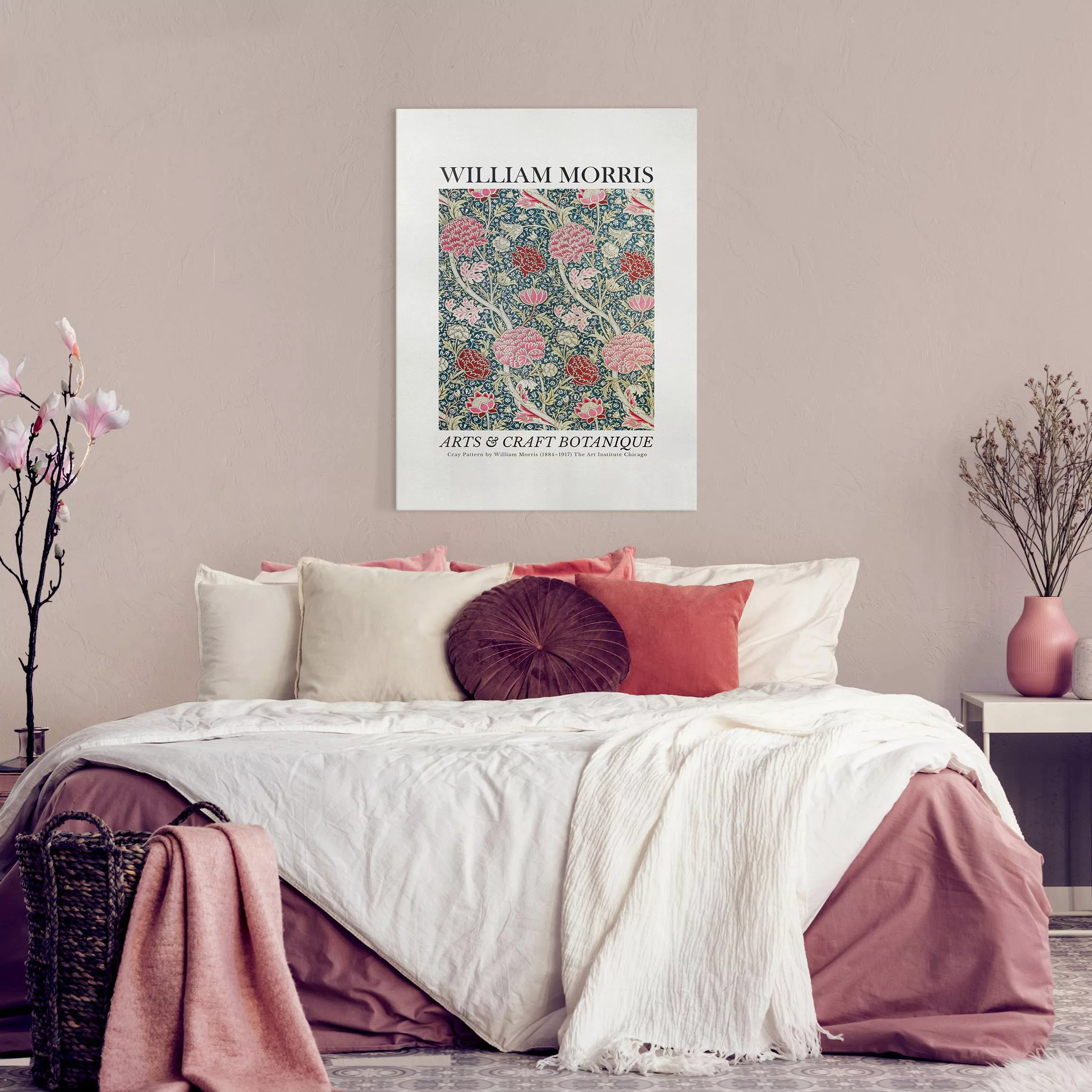 Leinwandbild William Morris - Cray Pattern günstig online kaufen