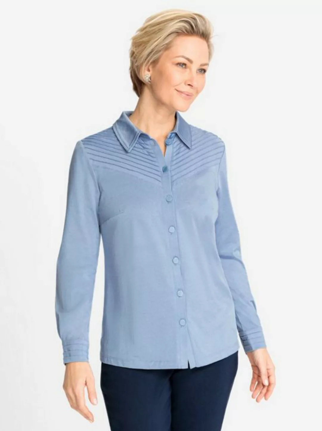 Witt Klassische Bluse Jersey-Bluse günstig online kaufen