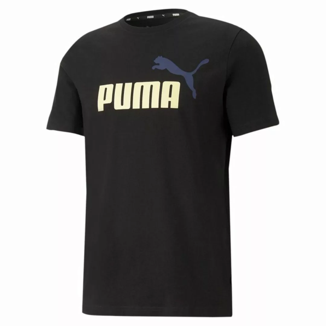 Puma Essential+ Logo Kurzarm T-shirt S Puma Black günstig online kaufen