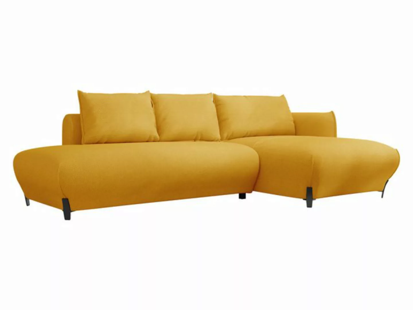 MIRJAN24 Ecksofa Foggia, mit Bettkasten und Schlaffunktion, 297x156x88 cm, günstig online kaufen