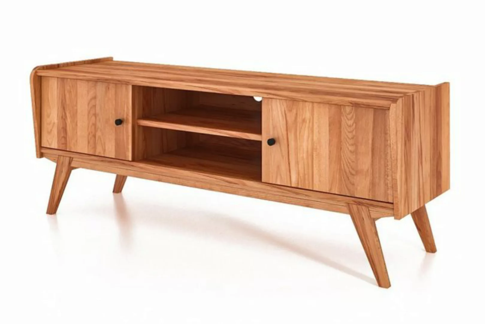 byoak TV-Schrank RETRO aus Massivholz, Naturgeölt günstig online kaufen