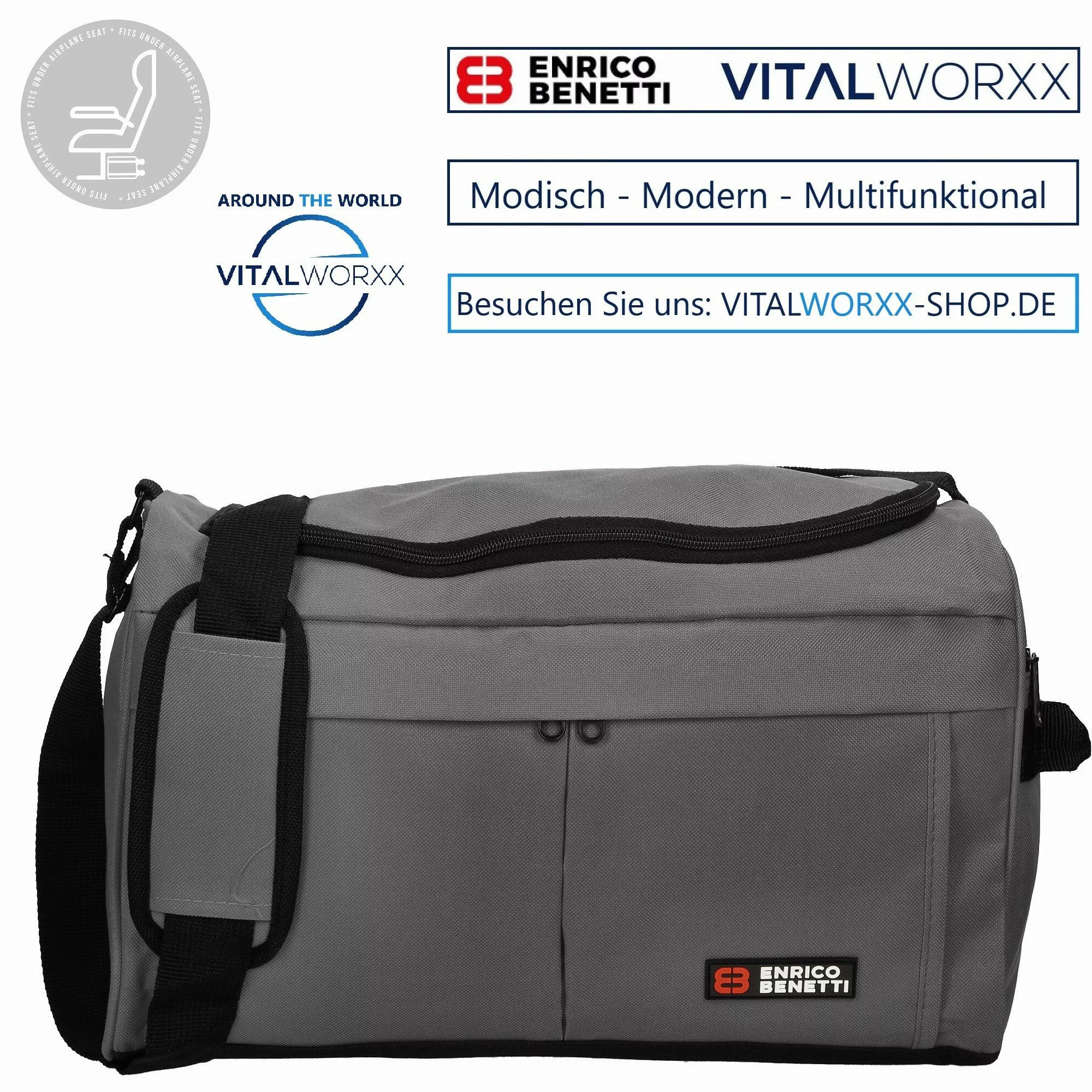 VITALWORXX Reisetasche Reisetasche ENRICO BENETTI kompakte günstig online kaufen