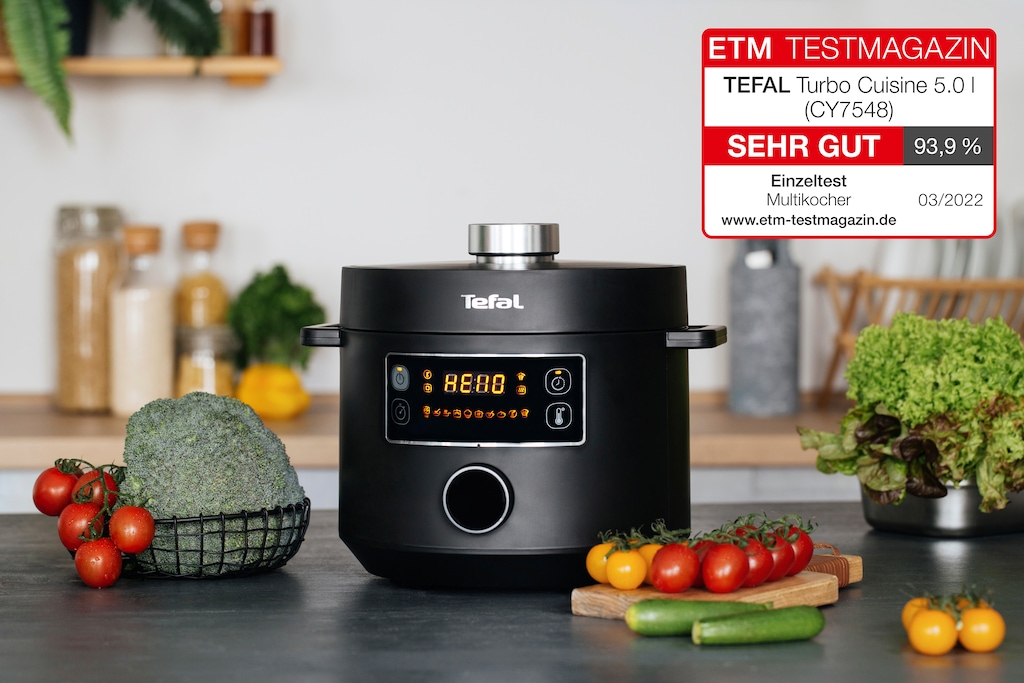 Tefal Multikocher »CY7548 Turbo Cuisine«, elektrischer Schnellkochtopf, 10 günstig online kaufen