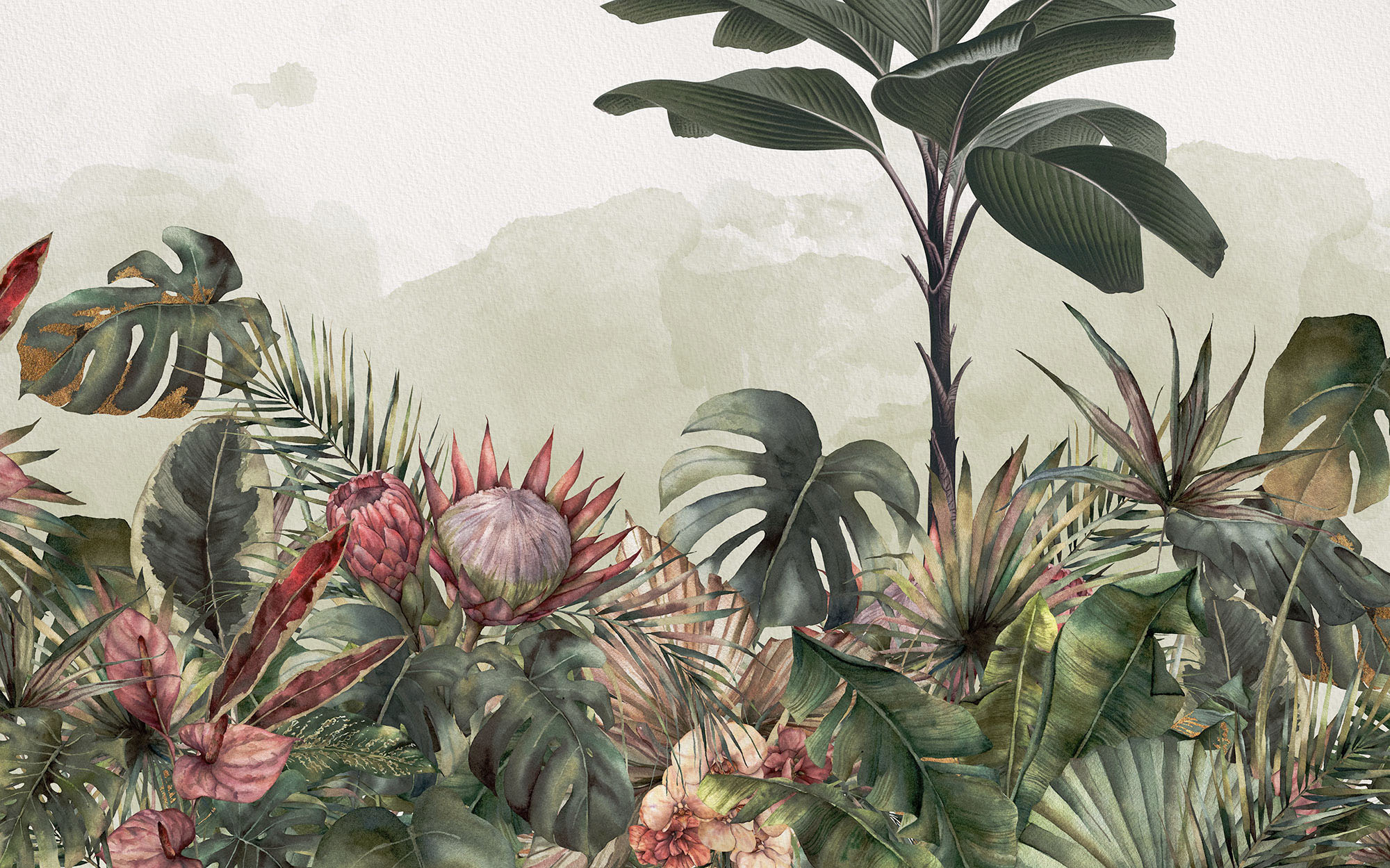 Komar Fototapete »Vlies Fototapete - Jungle Spot - Größe 400 x 250 cm«, bed günstig online kaufen