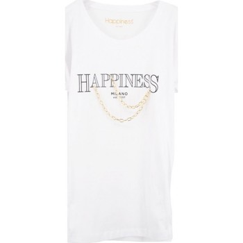 Happiness  T-Shirts & Poloshirts Wunderschone T-Shirt-Ketten weiss  HAPSPLD günstig online kaufen